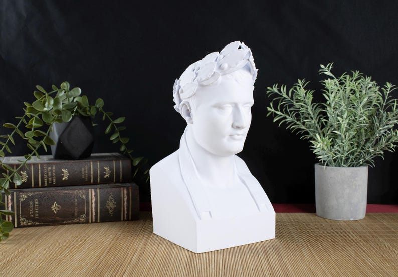 Napoléon Bonaparte Desktop Decoration Bust Sculpture - Decorative Art Statue image 7