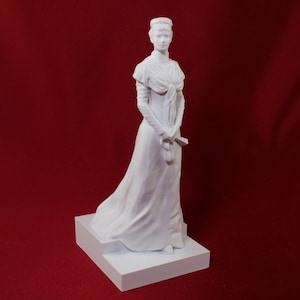 Kaiserin Elizabeth Sisi von Österreich Dekorative Kunst Statue Classic White