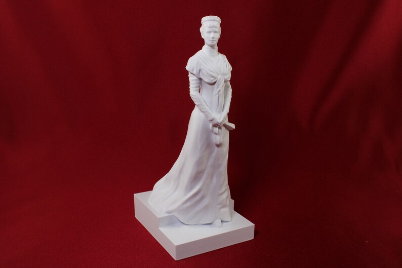 Kaiserin Elizabeth Sisi von Österreich Dekorative Kunst Statue Classic White