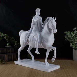 Equestrian Statue of Marcus Aurelius - 3D Printed Decorative Art Statue