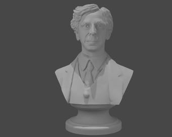 Bertrand Arthur William Russell - Desktop Decoration Bust Sculpture - Decorative Art Statue
