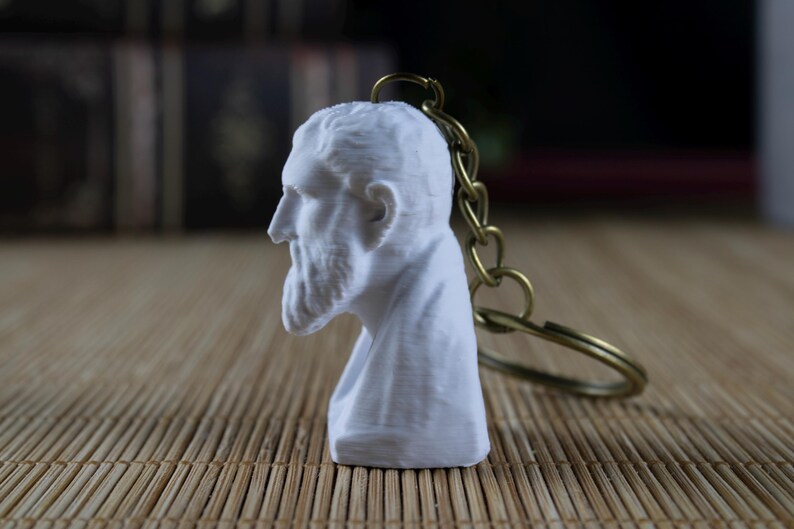 Zeno of Citium - Ancient Greek Philosopher Keychain - Etsy