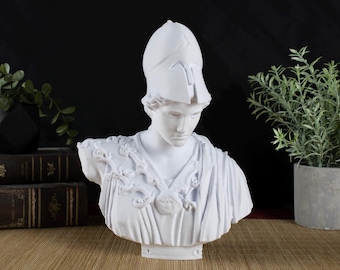 Athena of Velletri Desktop Decoration Bust Sculpture - Decorative Art Statue