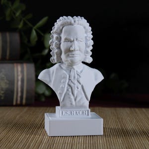 Johann Sebastian Bach Decoration Bust Sculpture - Decorative Art Statue