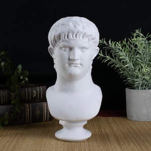 Roman Emperor Nero - Desktop Decoration Bust Sculpture - Decorative Art Statue