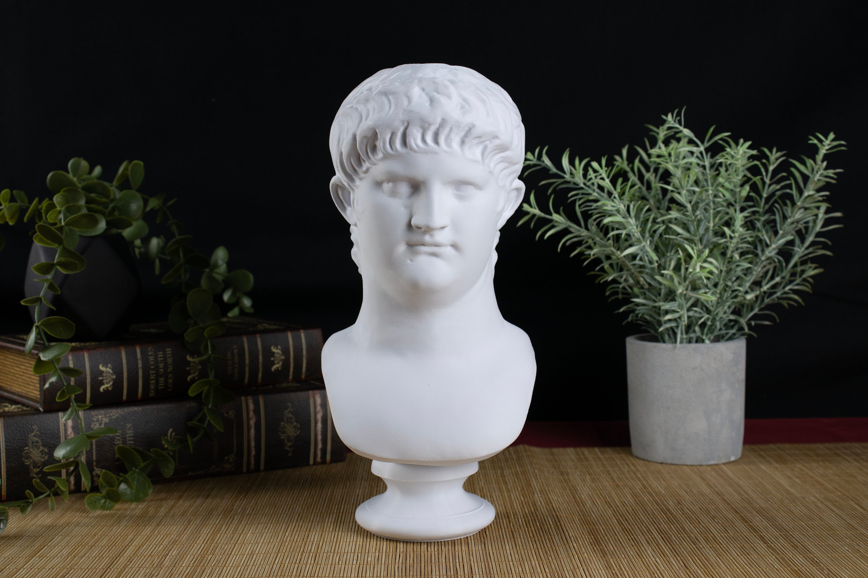 Roman Emperor Nero - Desktop Decoration Bust Sculpture - Decorative Art Statue