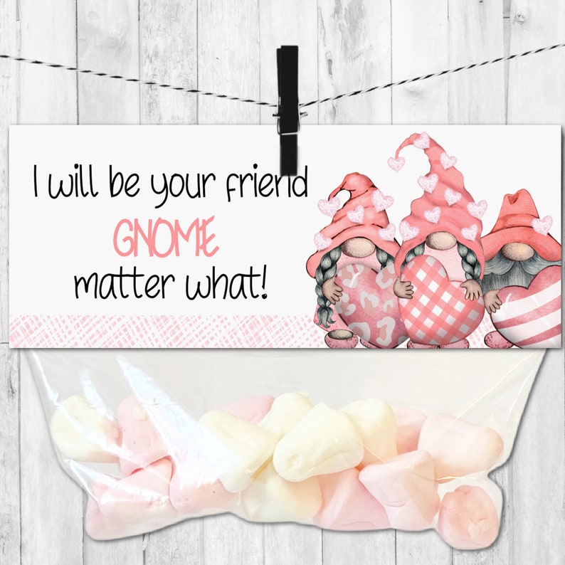 PRINTABLE Valentines Day Card for Kids, Valentine Treat Topper for Kids, Valentine Card for Class, Kids Valentine Card, Printable Valentine image 1