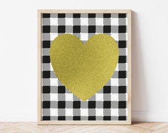 Heart Print, Valentines Day Printable Wall Art, Valentines DIY Decor, Valentine Farmhouse Decor, Valentines Gallery Wall Prints, Download