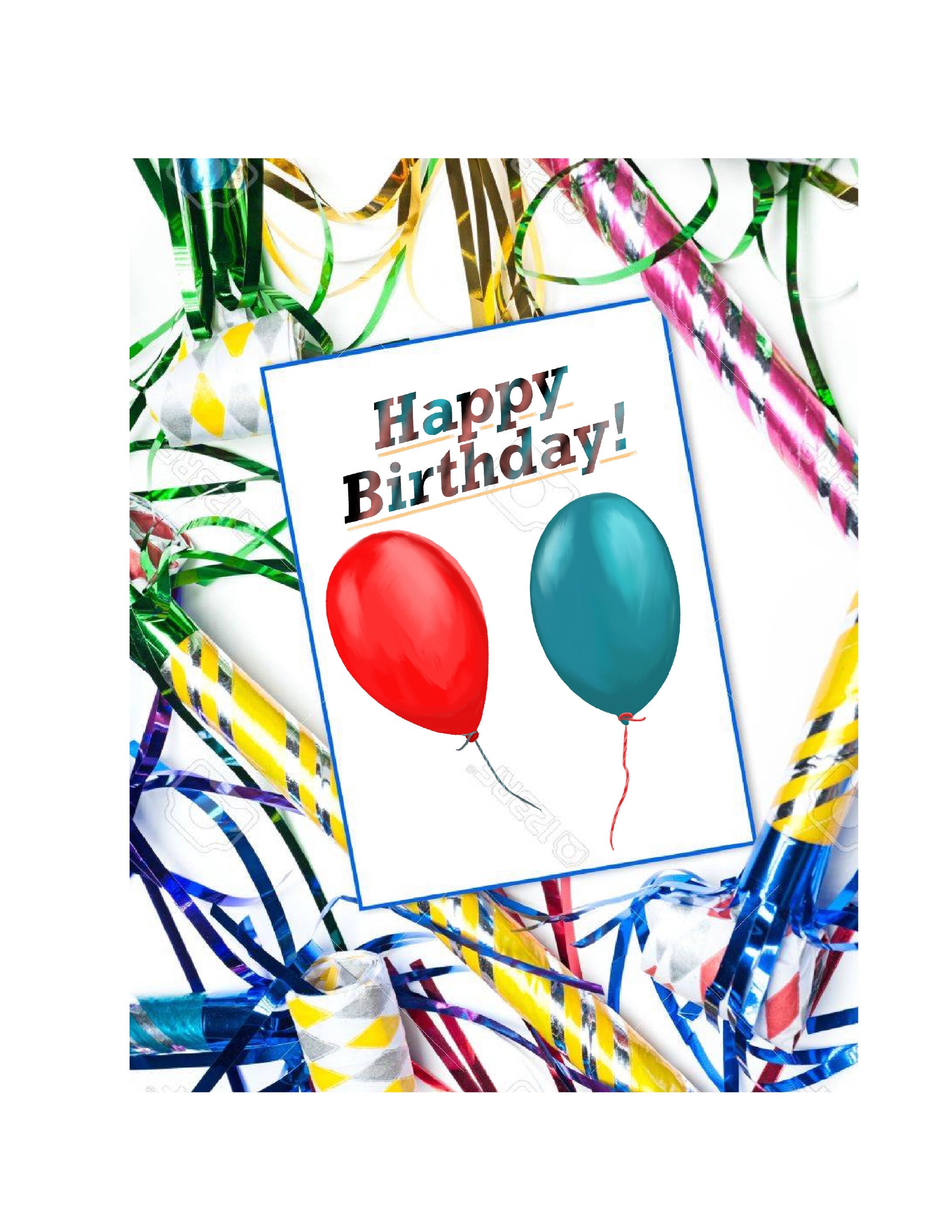 Happy Birthday Card Digital Download Happy birthday Etsy