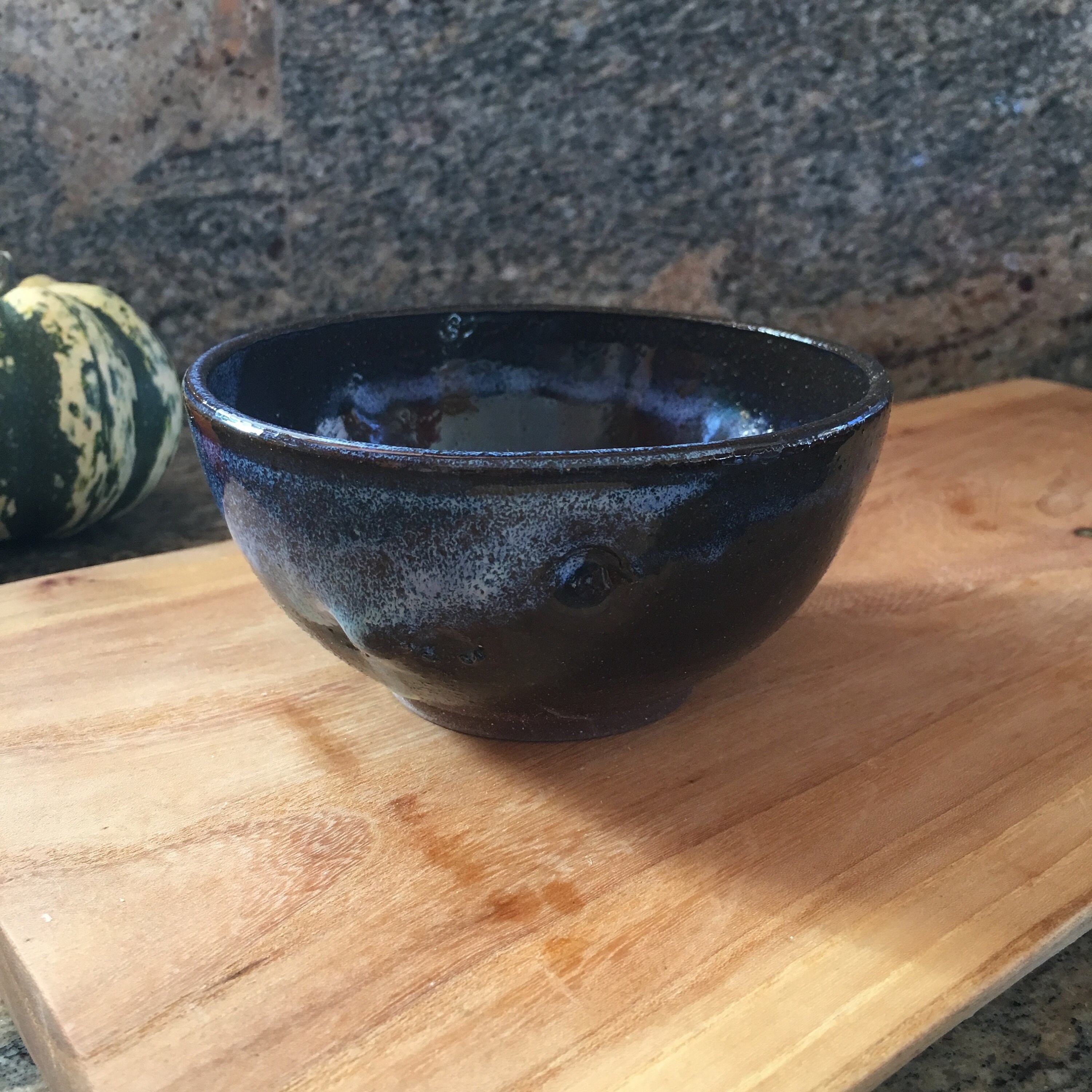 Set of Three Small Blue Bowls Etsy