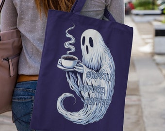 Ghostly Caffeine Fix: Cute Ghost Coffee Lover Gift - Instant Download PNG File