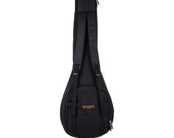 Wagon Case Handmade Greek Bouzouki Bag Black Tear Resistant and Rainproof (Model: 03 Series)