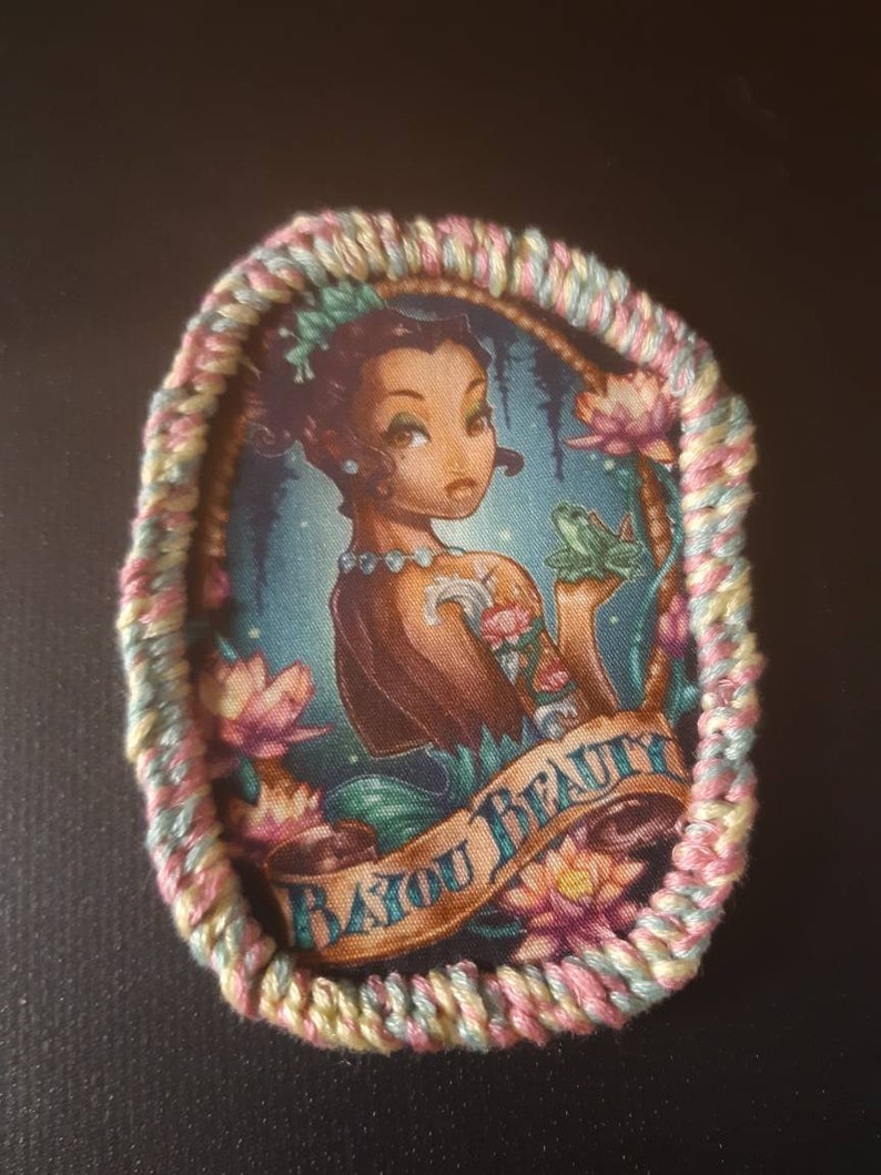 ADULT TIANA INSPIRED sew on patch