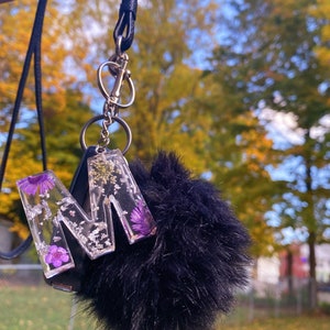 Custom Resin Flower Keychain