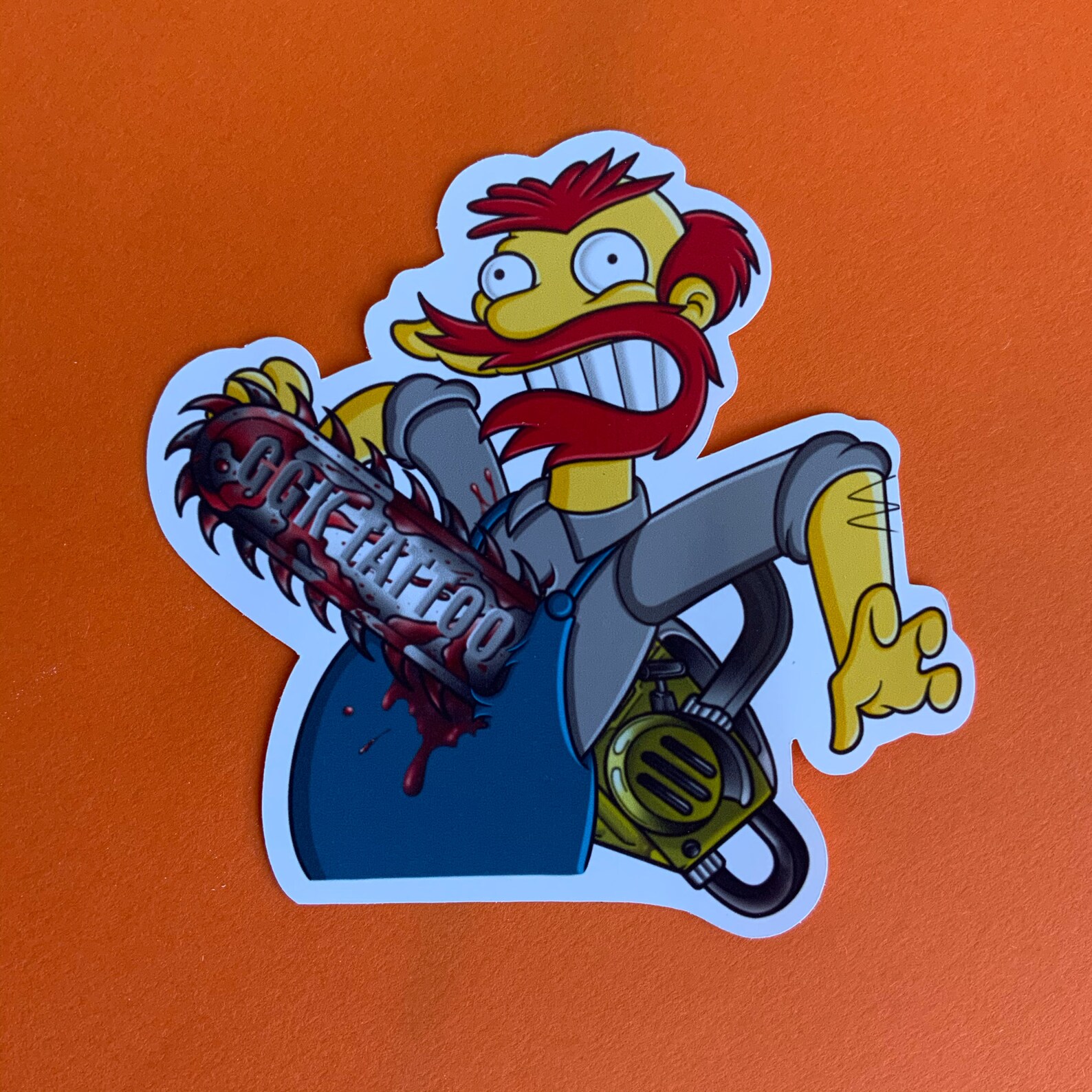 Halloweenvschristmashorrorfrankensteinstickerprintsimps  Etsy