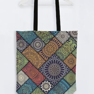 Bolsa de mano con diseño de mandala