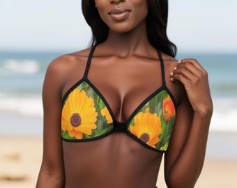 Flowers Women's Bikini
