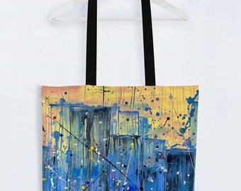 Raining in the City Tote