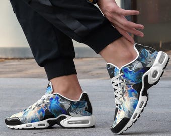 7FD STEP BOLD Blue Mist Air Cushion Sports Shoes