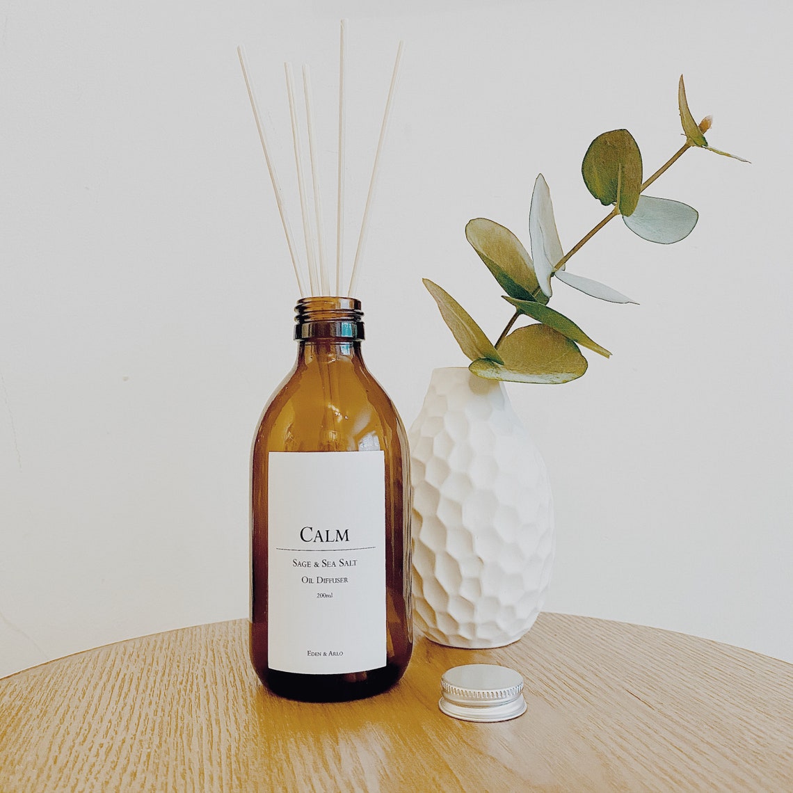 Reed Diffuser Sage & Sea Salt Apothecary Style Reed Diffuser Etsy