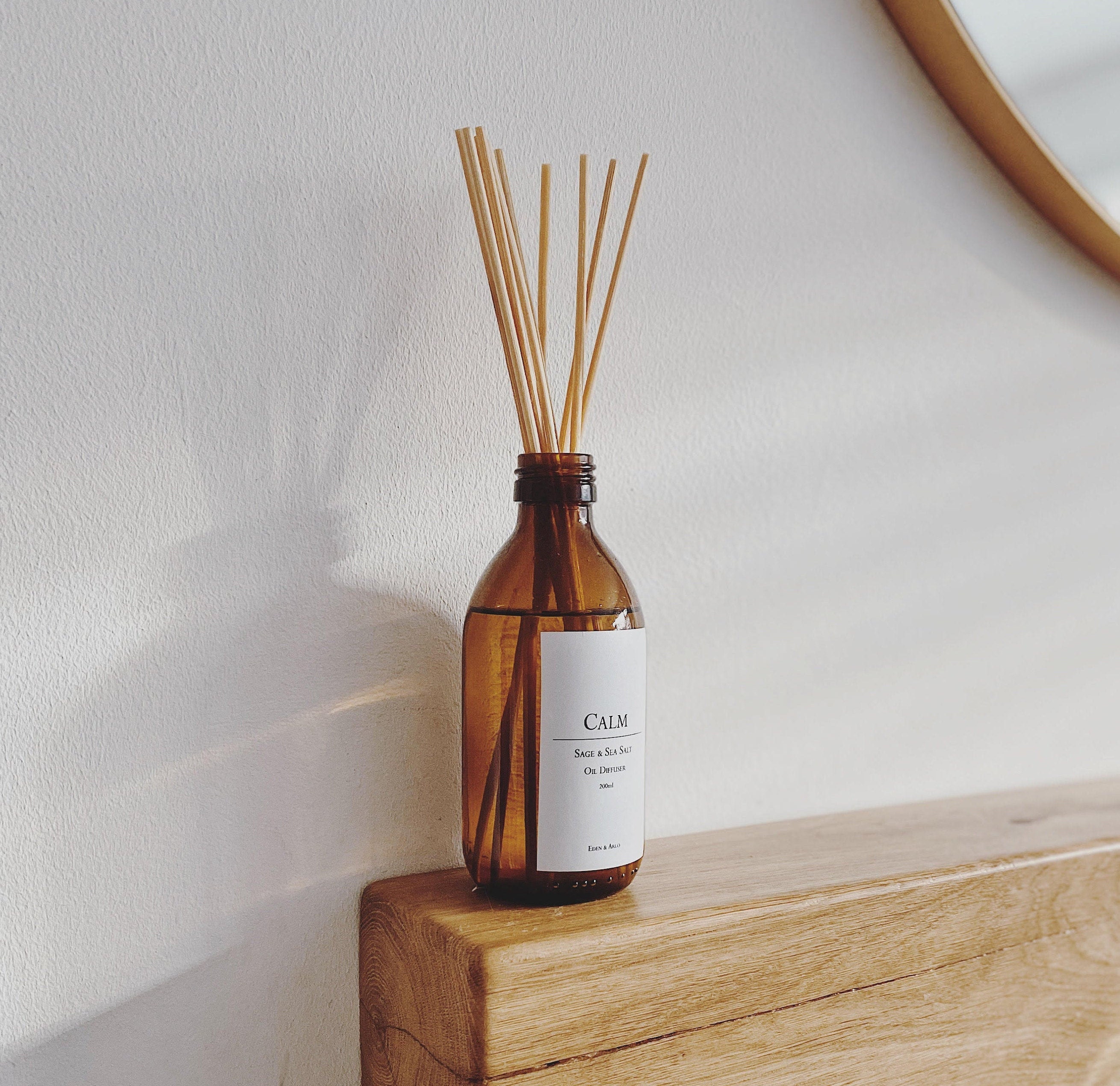 Reed Diffuser Sage & Sea Salt Apothecary Style Reed Diffuser Etsy