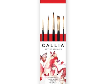 Callia Artist Watercolor Details Brush Set by Willow Wolfe
