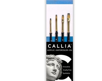 Callia Artist Flat Brush Set by Willow Wolfe
