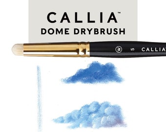 CALLIA Dome Drybrush Mixed Media Artist Brush by Willow Wolfe