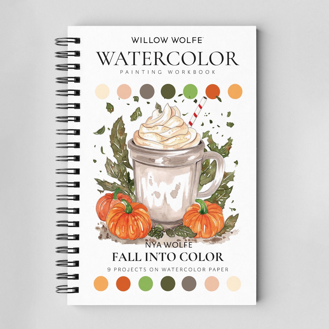 Fall Into Color Watercolor Workbook by Nya Wolfe - Etsy