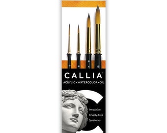 Callia Artist Paint Brush Set -  Watercolour Brush Set by Willow Wolfe