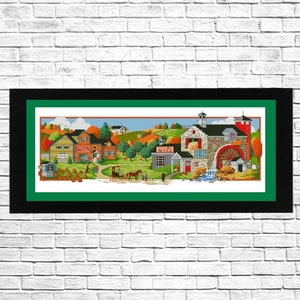 Charles wysocki cross stitch - Etsy 日本