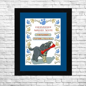 Baby cross stitch pattern, Modern cross stitch pattern, pdf birth sampler birth announcement, personalized unique baby boy diy gift