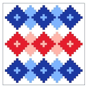 Geometric motifs,Geometric Biscornu,Cross Stitch Pattern, Modern Hand Embroidery,Needlepoint Chart,Counted cross stitch,PDF Biscornu pattern
