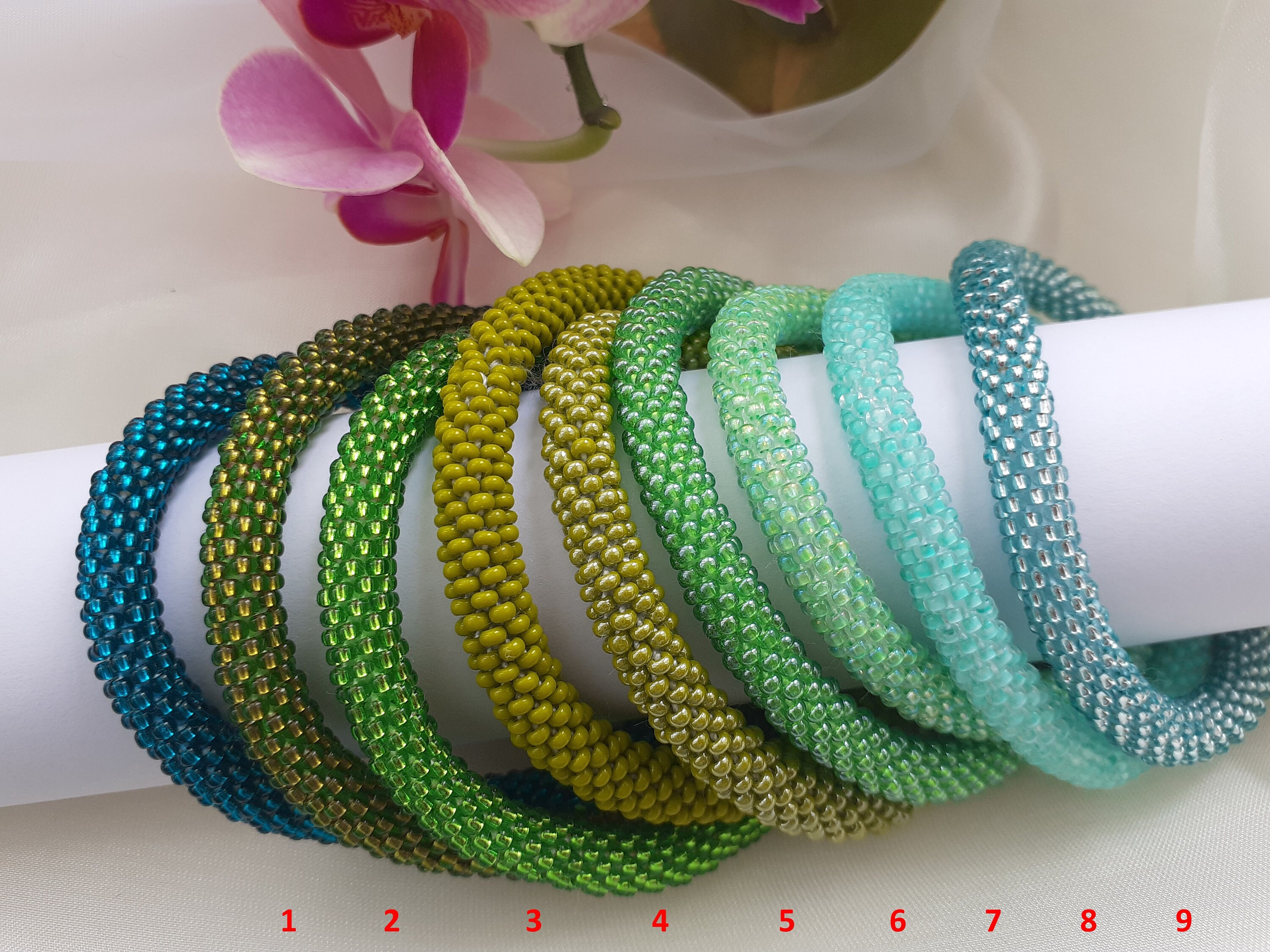 Amazon.com: Wigspedia Handmade Crochet Glass Seed Bead Nepal Boho Bracelet  - Wholesale Blue Scheme Bracelets (6 Pieces Blue Bracelets): Clothing,  Shoes & Jewelry