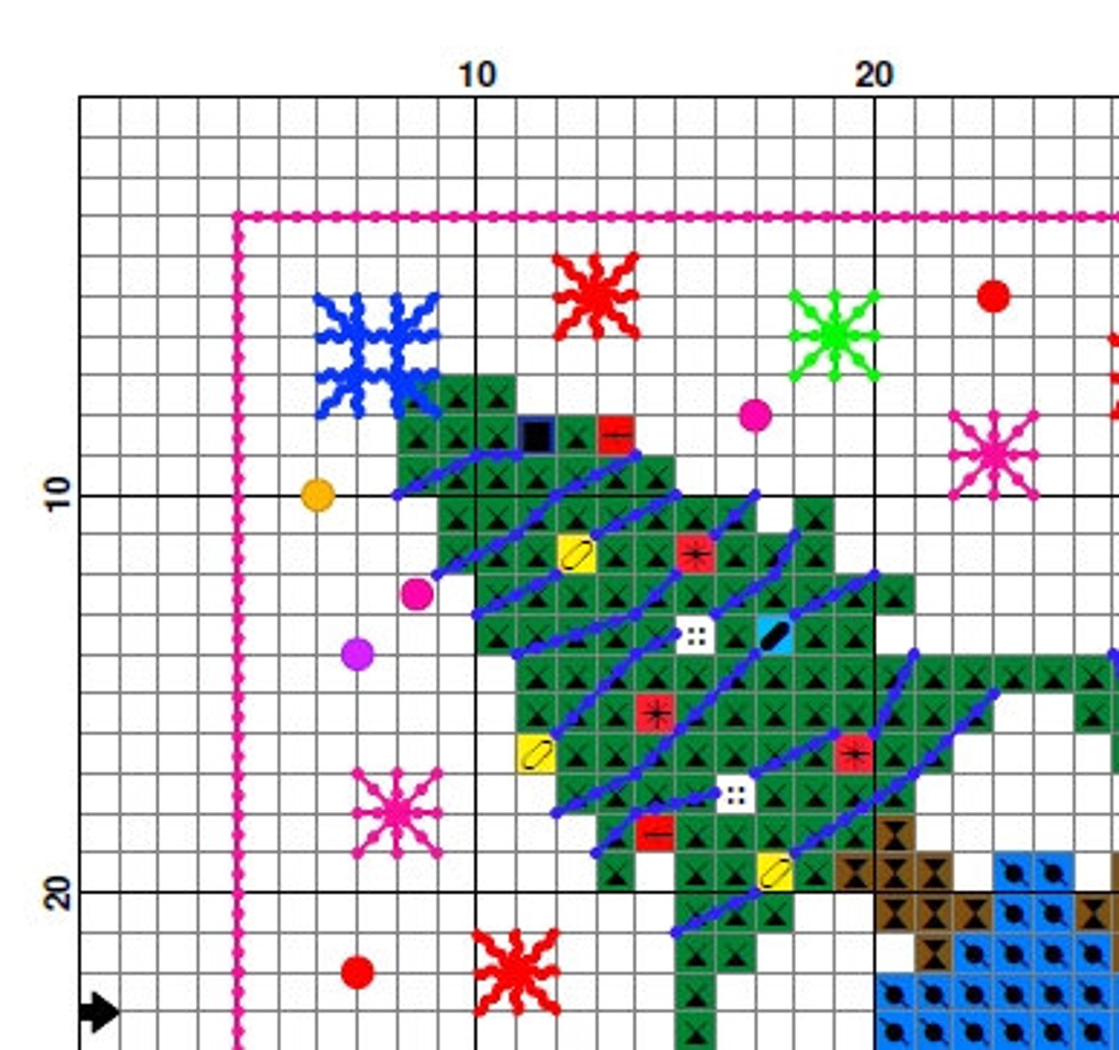 Christmas Biscornu Cross Stitch Pattern Biscornu Pattern Etsy UK