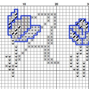 Crocus Monogram, Alphabet Cross Stitch, Pattern Alphabet Cross Stitch ...