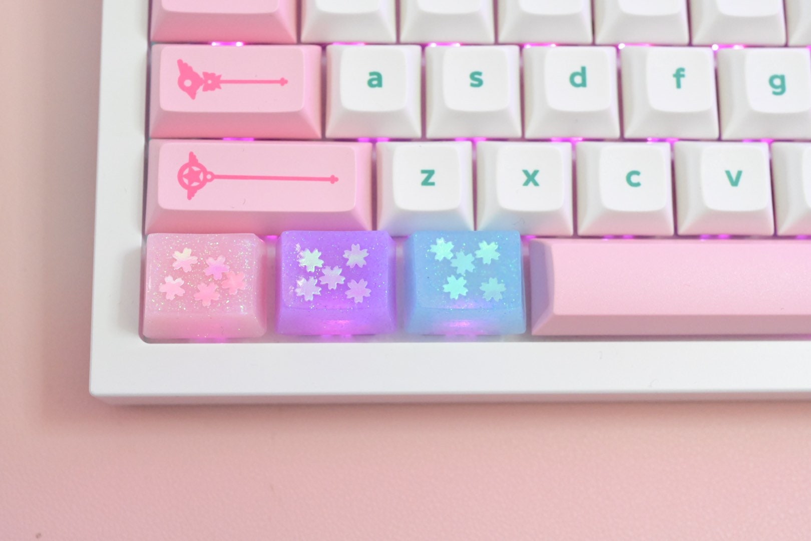 フルセット　Sakura Miko+35P Artisan Keycap Sakura Miko Artisan Keycap – Della Artisan keycap Crew