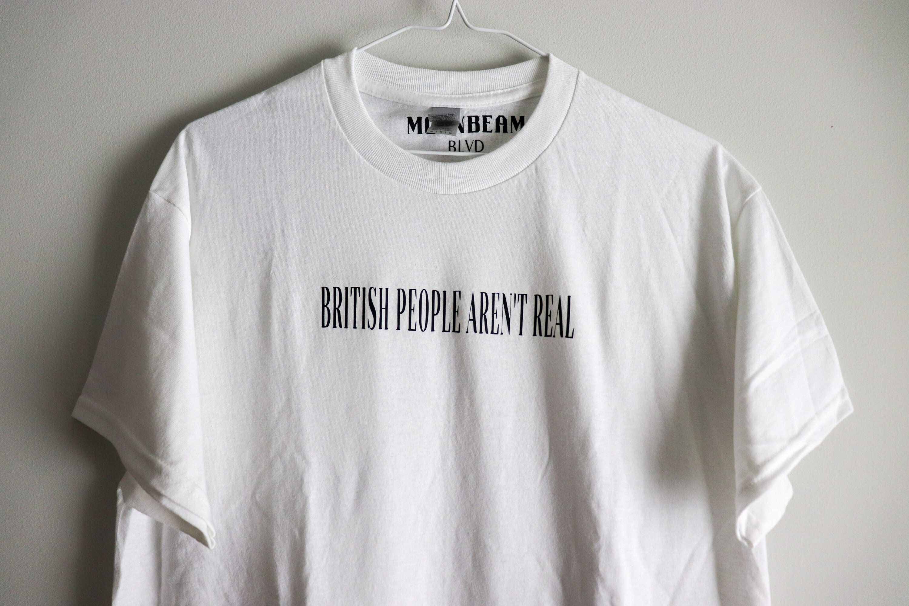 British People Aren't Real Shirt Funny Ironic T-shirt - Etsy Canada