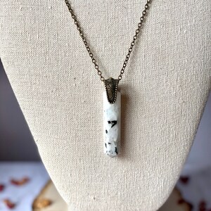 Moonstone Talisman Necklace, Moonstone Pendant, Natural Stone Necklace