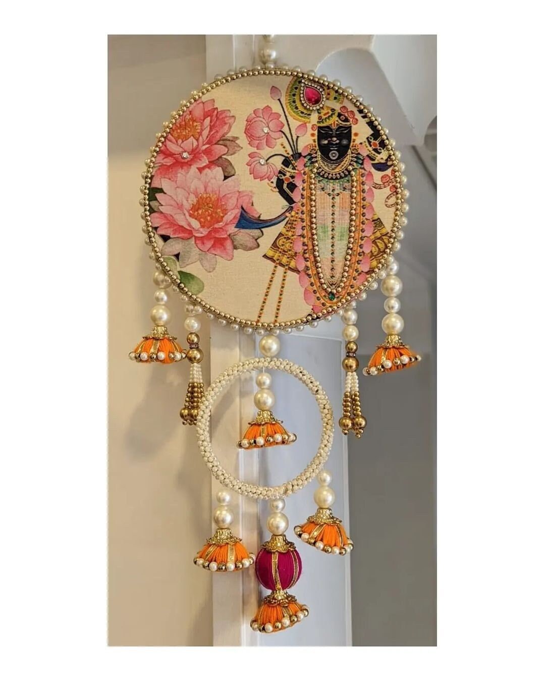 Shrinath Ji Door Wall Hangings, Lord Krishna Pichwai Door Hangings