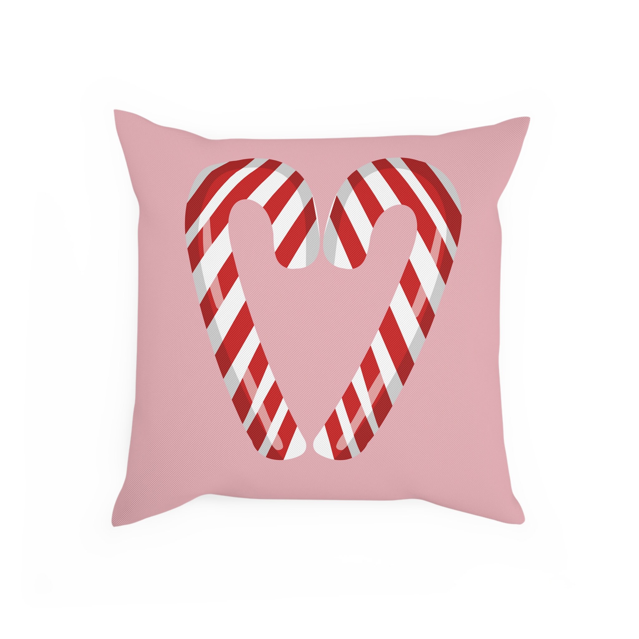 Cushion Candy Cane Heart Christmas Decor Decoration Etsy