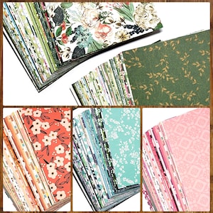 Mix and match mixed pattern Scrapbook paper assortment, 6x6 colored scrapbook paper sheets, 6x6 cardstock paper mixed pack - 35 sheets.