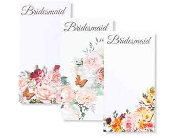 Bridesmaid Proposal Cards — Embellished Mini Cards for Bridal Party Gifts, Handmade Bridal Party Keepsakes