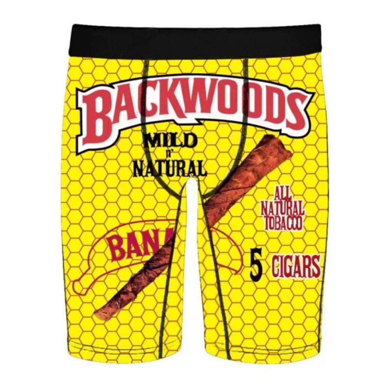Mens Yellow Backwoods Underwear Boxer Briefs Etsy
