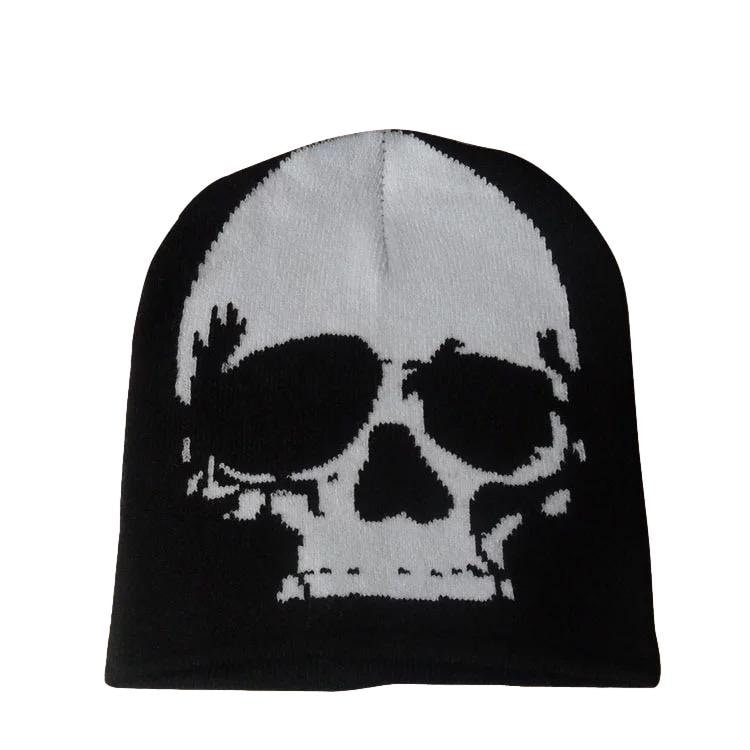 Unisex Skull Beanie Etsy