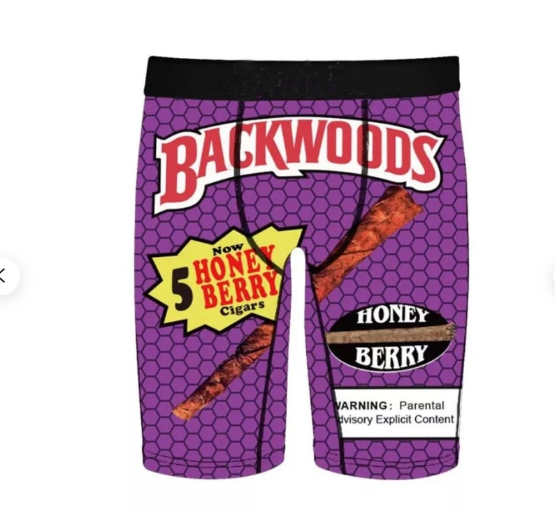Men's Purple Backwoods Boxer Brief Underwear Etsy