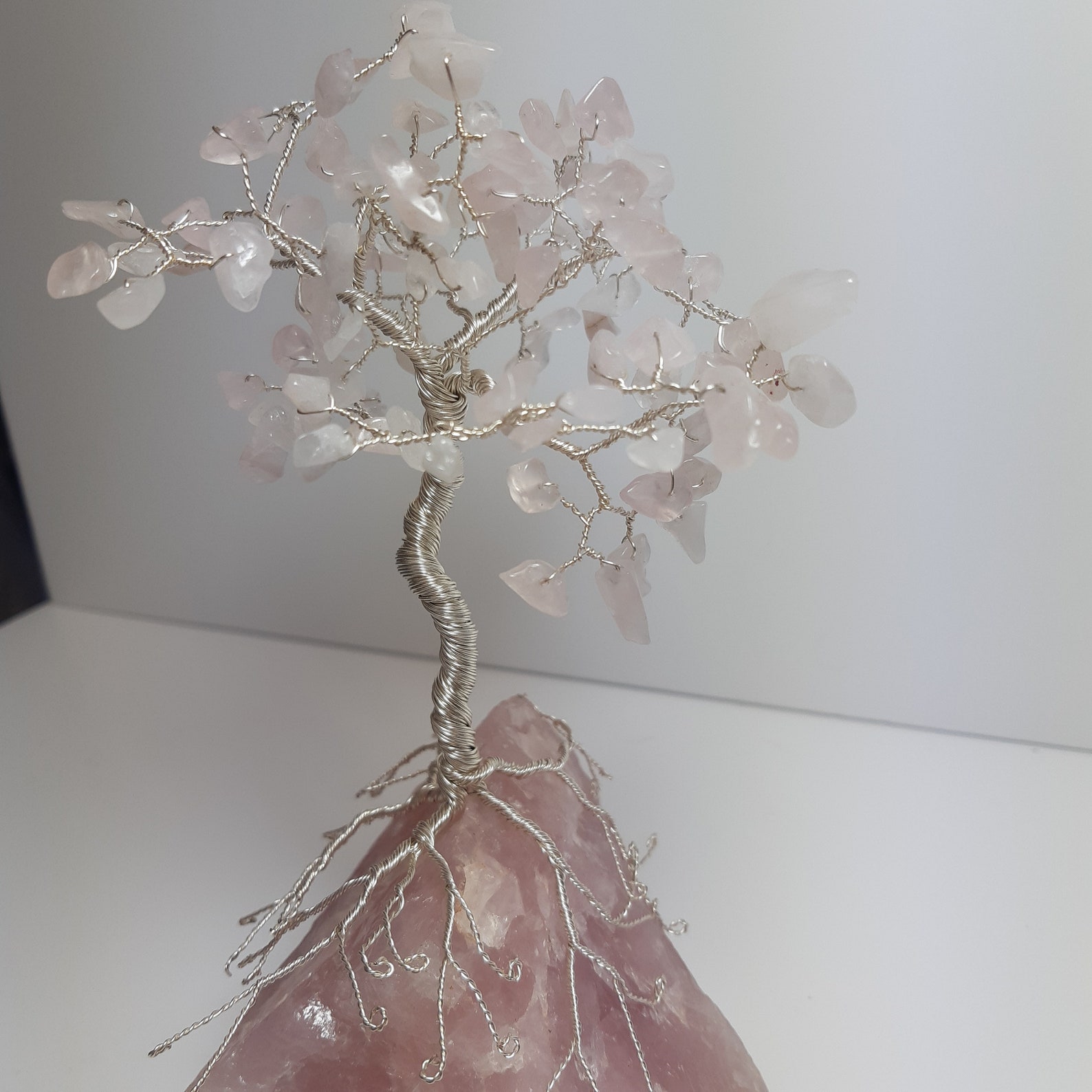 rose quartz gemstone tree rose quartz gemstone tree