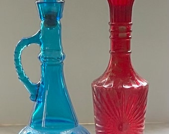工芸品 Jamestown glasshouse decanter Vintage Hand-blown Historical Reproduction of the Jamestown