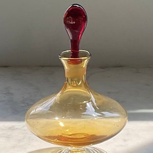 工芸品 Jamestown glasshouse decanter Vintage Hand-blown Historical Reproduction of the Jamestown