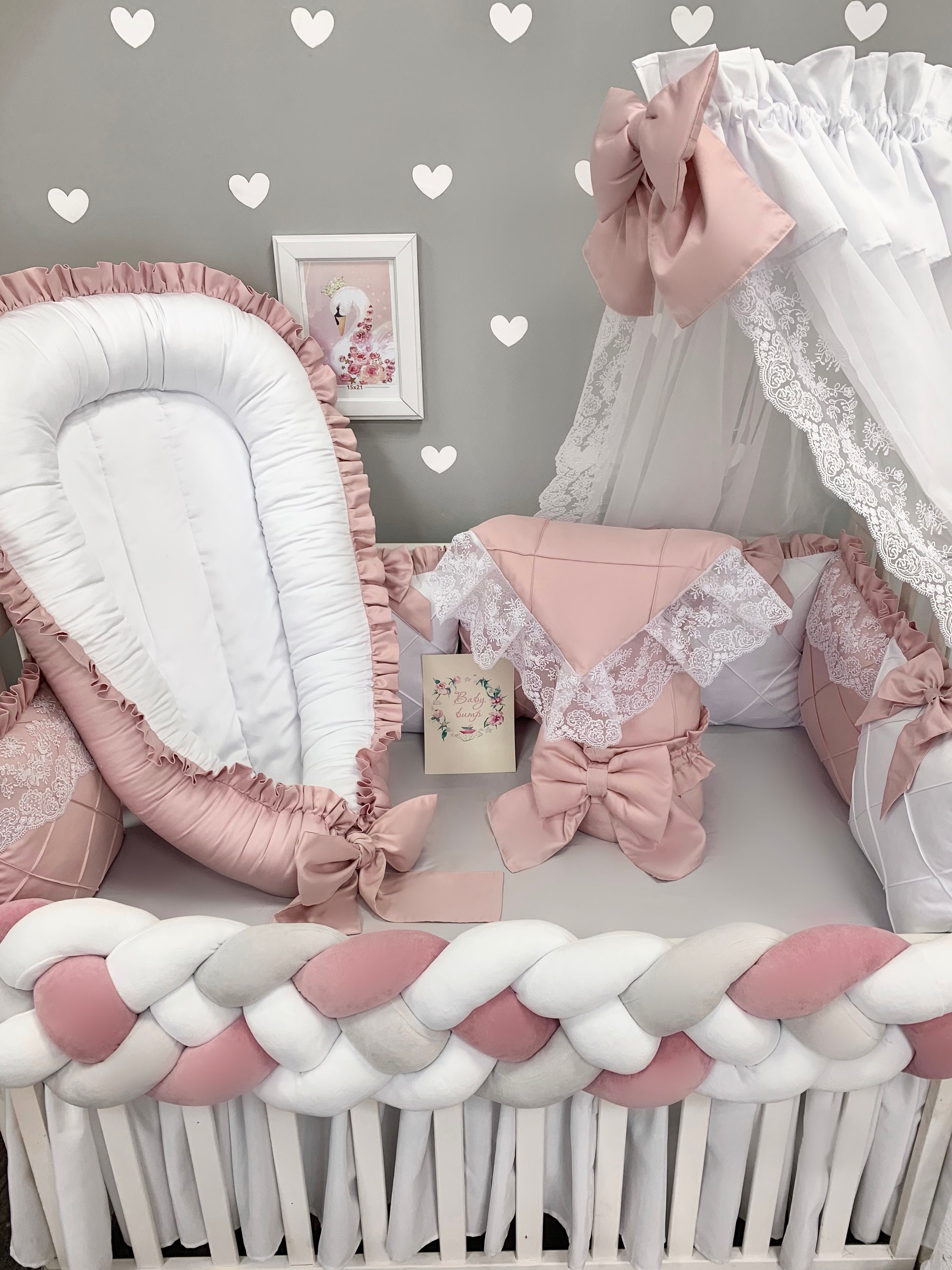 bedding crib bedding set toddler bedding set girl Etsy